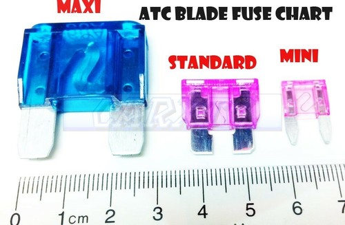 FUSIBILI ATC/ATO BLADE 5 AMP (10pz) 5A con indicatore LED: dimensioni standard - Foto 2 di 2