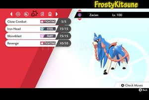 Details About 6iv Zacian W Rusted Sword Strategy Guide Pokemon Sword Shield