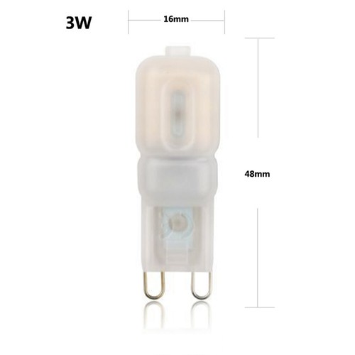 10x żarówka LED G9 5W SMD 2835 żarówki energooszczędne ołowiowe ciepła biel / zimna biel AC 220V / - Zdjęcie 15 z 17