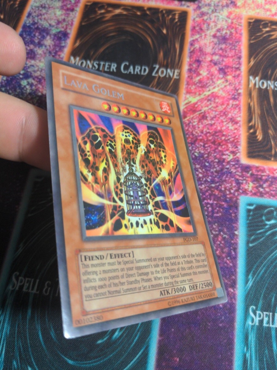 yugioh cards like lava golem Yu-Gi-Oh! Lava Golem PGD-107 OG Unlimited Secret Rare MP