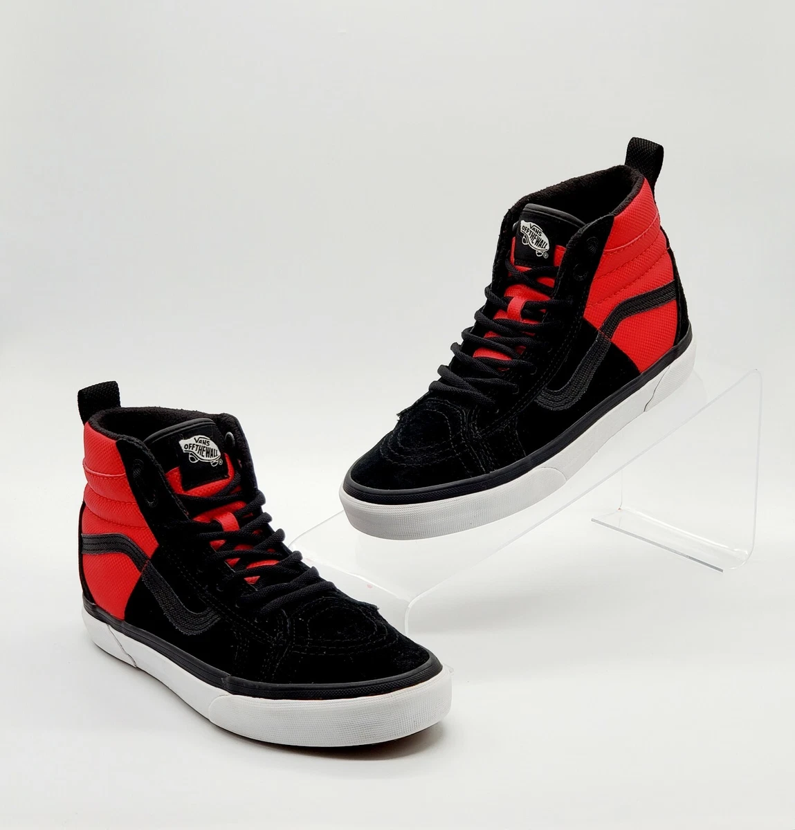 READ🔻 Vans X The Face SK8-Hi 46 Black Red Suede High Top Sneakers Unisex eBay