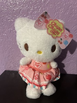 Sanrio Hello Kitty Pink Plush Toy Chupa Chups Collaboration Design 9 in