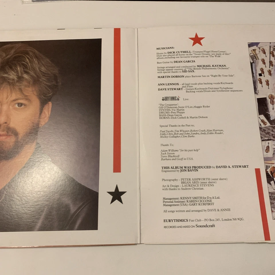 Eurythmics - Touch - vintage gatefold vinyl record lp - Image 2 of 4