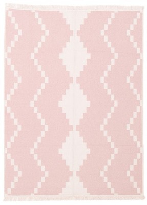 Traditional Vintage Hand Woven Area Rug 5'2'' x 7'0'' Cotton Oriental Carpet