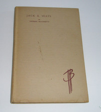 Jack B. Yeats by Thomas MacGreevy HC 1945 Waddington Publications Dublin