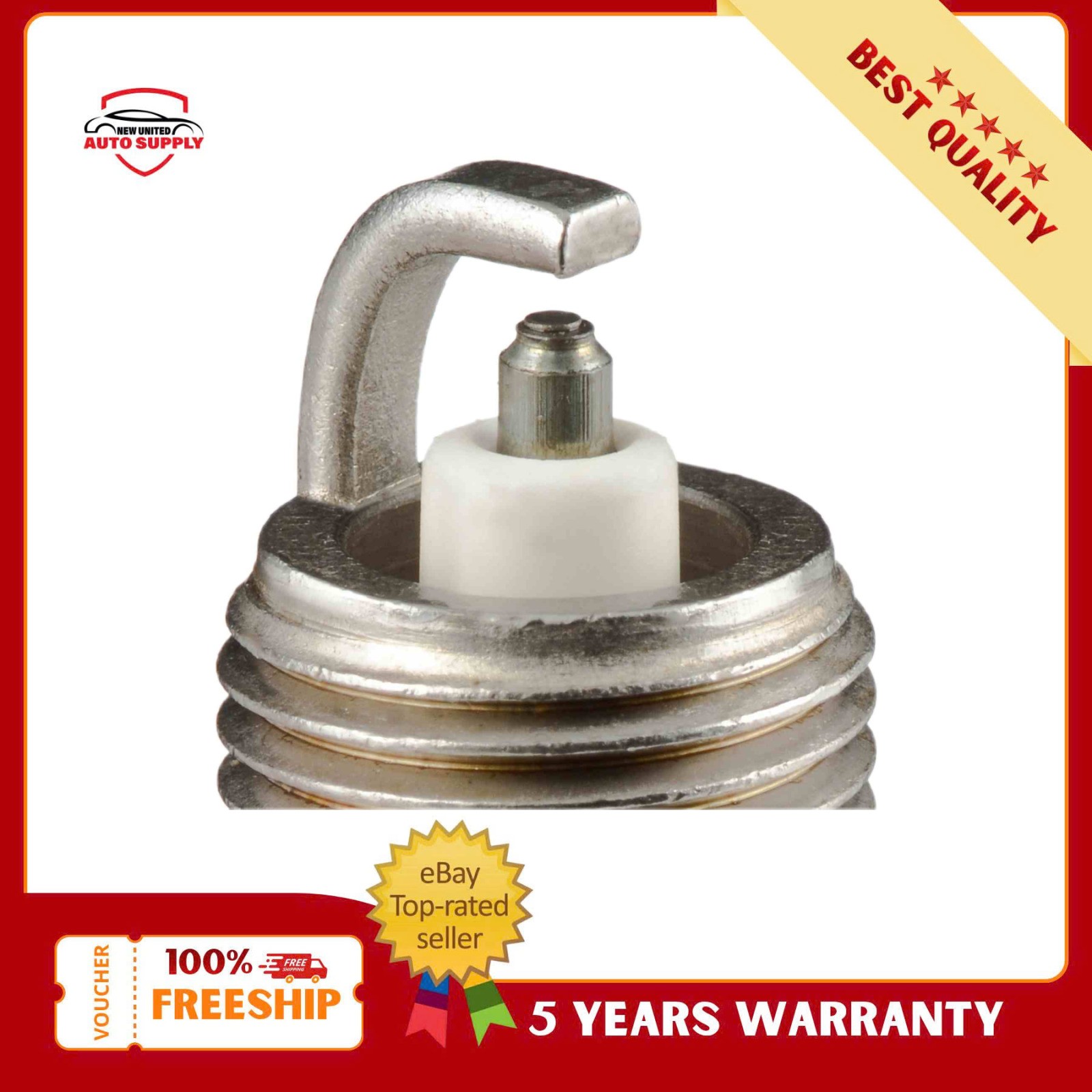 4PSC Autolite app5245 Platinum Spark Plug 14mm Thread 16mm Hex for Chevrolet