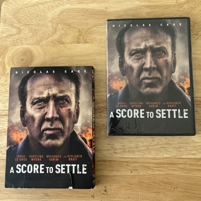 A Score to Settle (DVD, 2019) Nicholas Cage - Brand NEW Factory Sealed
