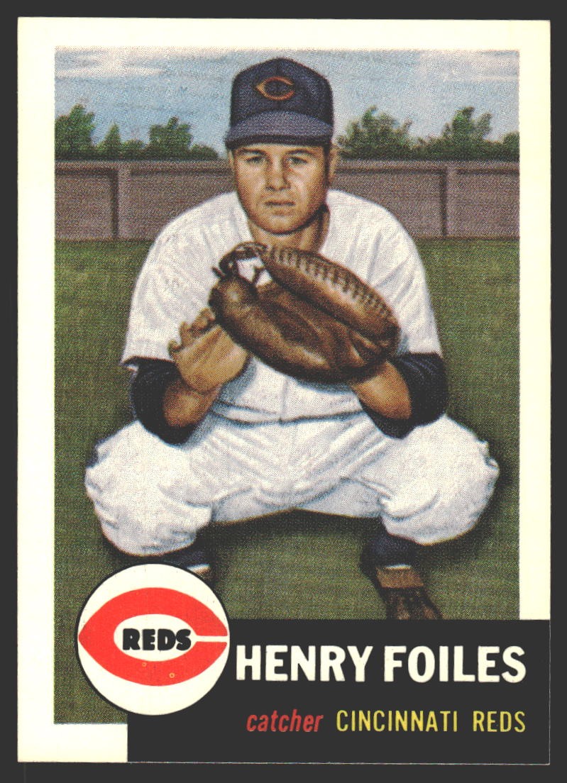 Henry Foiles #252 1991 Topps Archives 1953 Cincinnati Reds