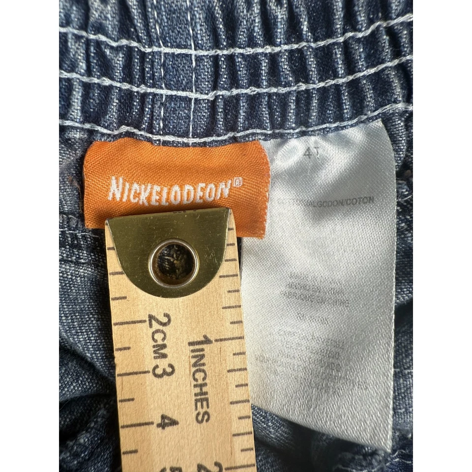 Jeans Vintage Nickelodeon Dora la Exploradora Niñas Talla 4T Azul Denim Bordado Foto 3 de 4