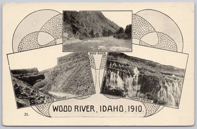Wood River Idaho Vintage Reproduction Postcard