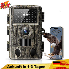 Wildkamera Jagdkamera 1080P 12MP Überwachungskamera Fotofalle PIR Nachtsicht DHL