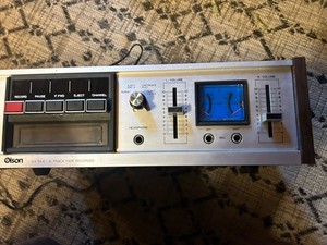 Rare Vintage Olson RA-964 4 Channel 8 Track Tape Recorder NOT TESTED SOLD AS IS
