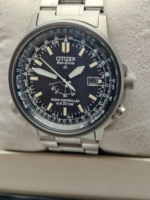 Citizen Promaster H411-T007295 Eco-Drive Radio Titanium Watch