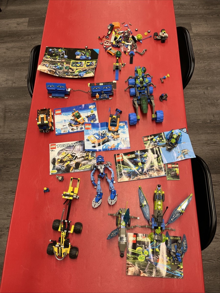 LEGO SET Lot of 7 Sets: 8240 6907 6905 6817 6586 6520 6919 (used