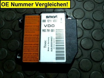 Steuergerät Airbag Smart smart & passion MC 01 0001211V007 12 Monate Garantie