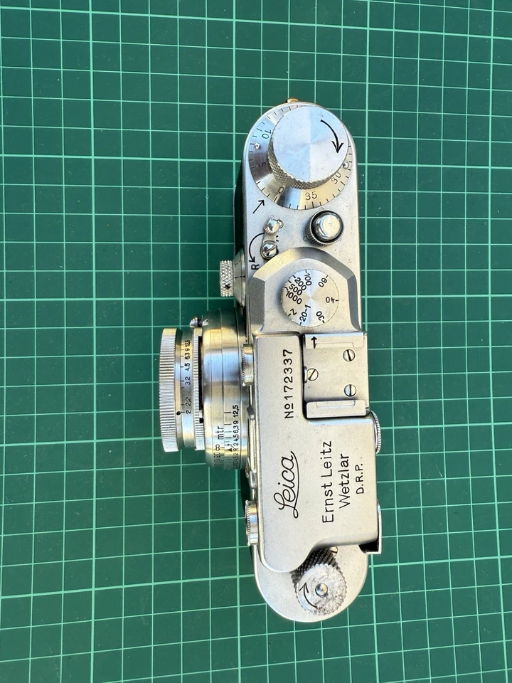 Leitz Leica IIIa RF Nr. 903364 Summar 5cm f2 258910 +Bolsa  jj163 - Imagen 2 de 4