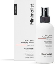 Minimalist Hypochlorous Acid Spray for Acne, Eczema  Redness Relief ...