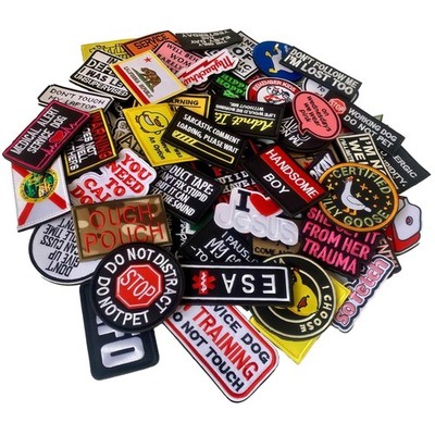 Assorted Embroidered Patch Collection