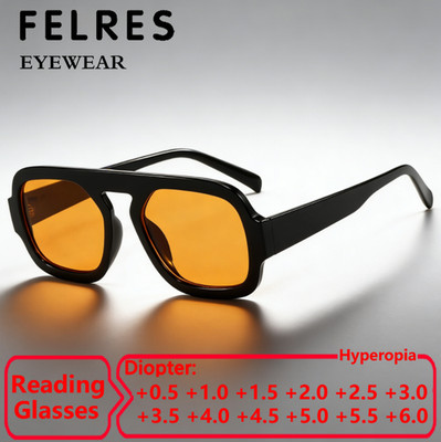 Fashion Pilot Tinted Reading Glasses Men Women Outdoor Shade Presbyopic Glasses