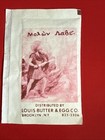 Molon  labe Spartan 1960-70 Sugar Packet - Rare Louis butter &Egg Co. Brooklyn — photo 1