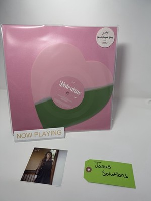 Laufey Valentine Lover Girl Strawberry Matcha Heart Shaped Vinyl