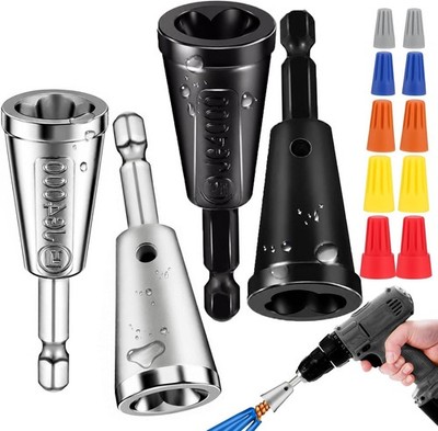 Wire Twister Tool for Drill 4 Pack Multifunctional Electrical Wire Twister Co...