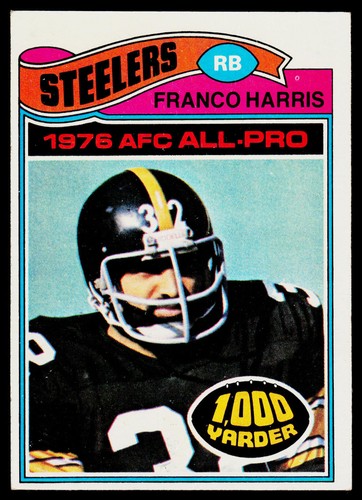 Franco Harris #300 1977 Topps card