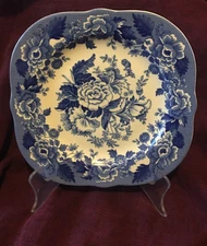 NEW- The Spode Blue Room Garden Collection “British Flowers-Poppy”  Plate