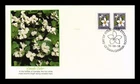 DR JIM STAMPS COVER CANADA VIOLET WILDFLOWERS FIRST DAY ISSUE FLEETWOOD