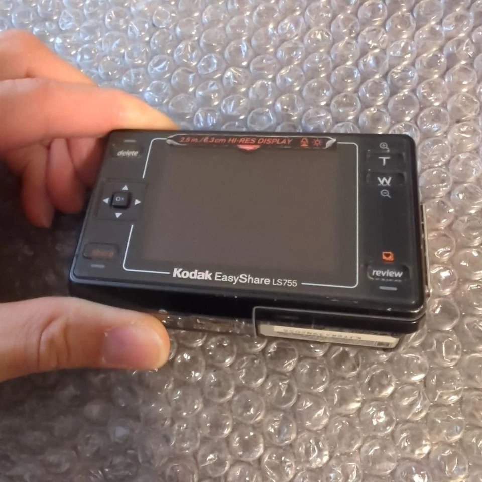 Kodak Easy Share LS755 Compact Digital Black Camera F2.8~F4.7 Japan Used - Image 2 of 4