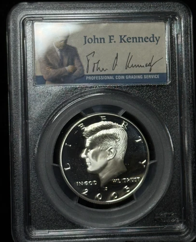 PCGS PR69DCAM - 2005 S Kennedy Silver 50C Proof Half Dollar Coin - 109