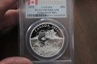 2015  CANADA $20 LARGEMOUTH BASS  PR70  SIVER EAGLE BEAUTIFUL COIN  SPOT FREE