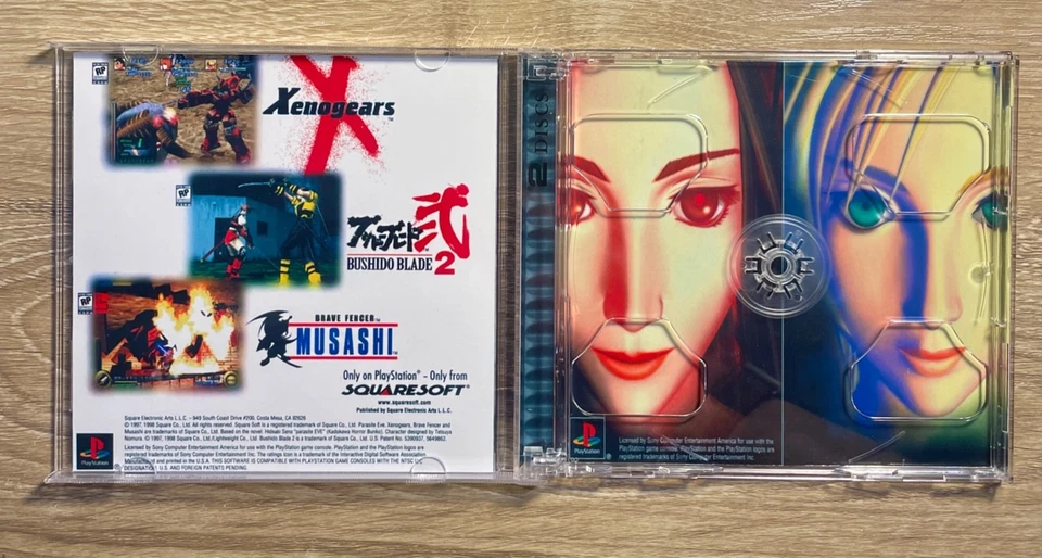 2 Disc Game Case Only - Parasite Eve - Playstation 1 - No Manual - Image 2 of 4