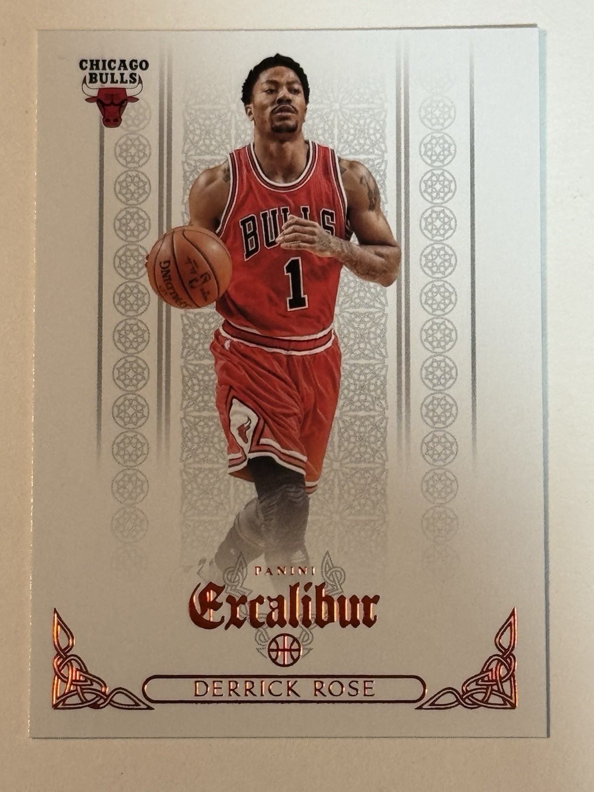 2014-15 Panini Excalibur Red Derrick Rose Chicago Bulls!!!
