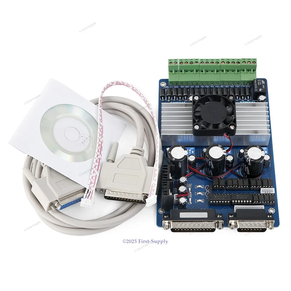 3 Axis CNC Kit TB6560 HB Nema23 278oz-in Motor 24V PSU For DIY Router/Plasma - Image 2 of 4