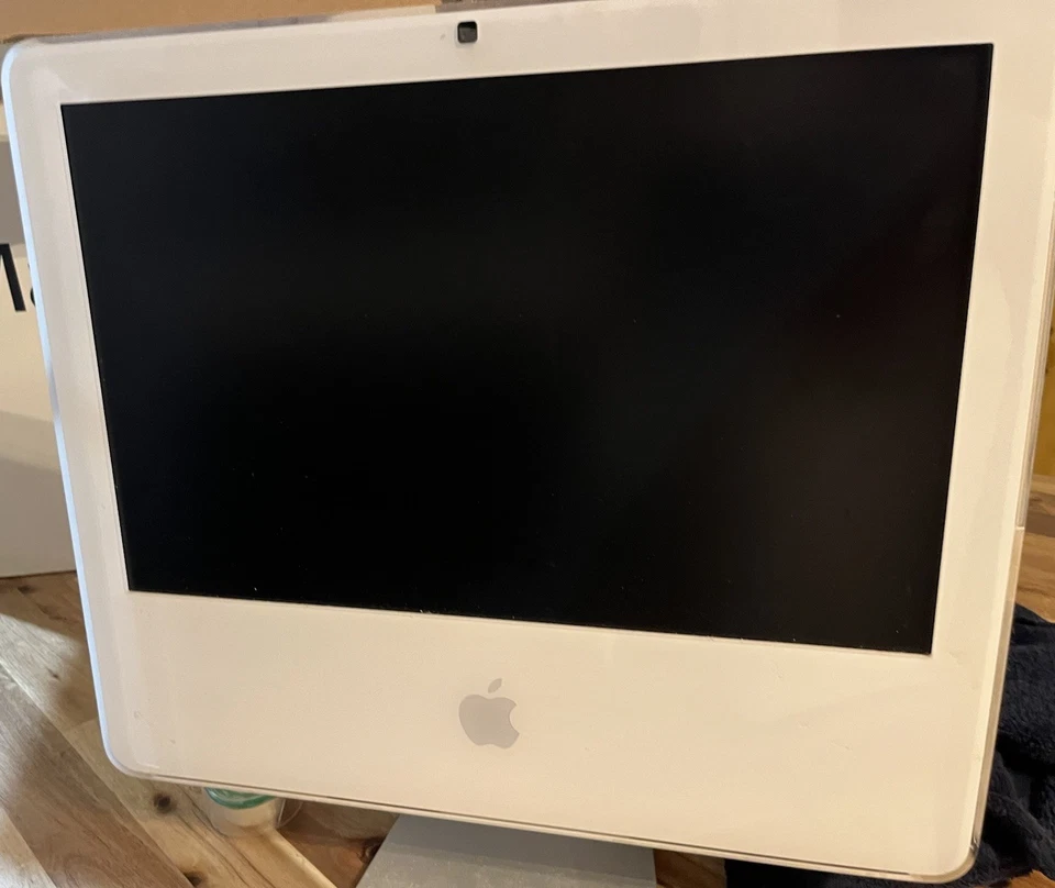 Vintage White Apple iMac A1208 17" 1GB 2006 Desktop Computer - Image 3 of 4