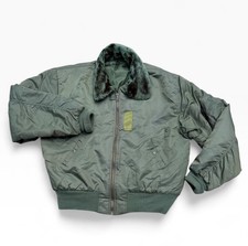 Harry Fox & Associates Mens B-15 Intermediate Flight Bomber Jacket 2XL 3XL Green