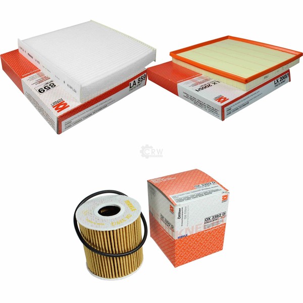 Mahle / Knecht Innenraumfilter LA 859 Luftfilter LX 2065/1 ÖLfilter OX 339/2D-image