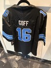 Detroit Lions Jared Goff #16 Jersey Men's XL Black Nike (NFL) Football Sports — photo 10