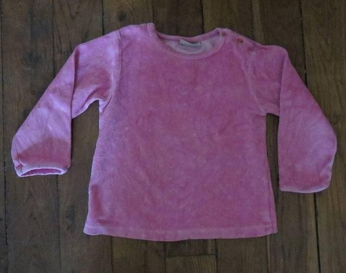 Pijama Rosa de Terciopelo Dpam 3 Años Otoño/Invierno Conjunto Medias Y Superior - Imagen 2 de 4
