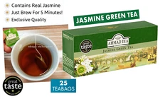 Green Tea Jasmine Ahmad Tea 25 Tea Bags #1 Exclusive Classic Quality New In Box