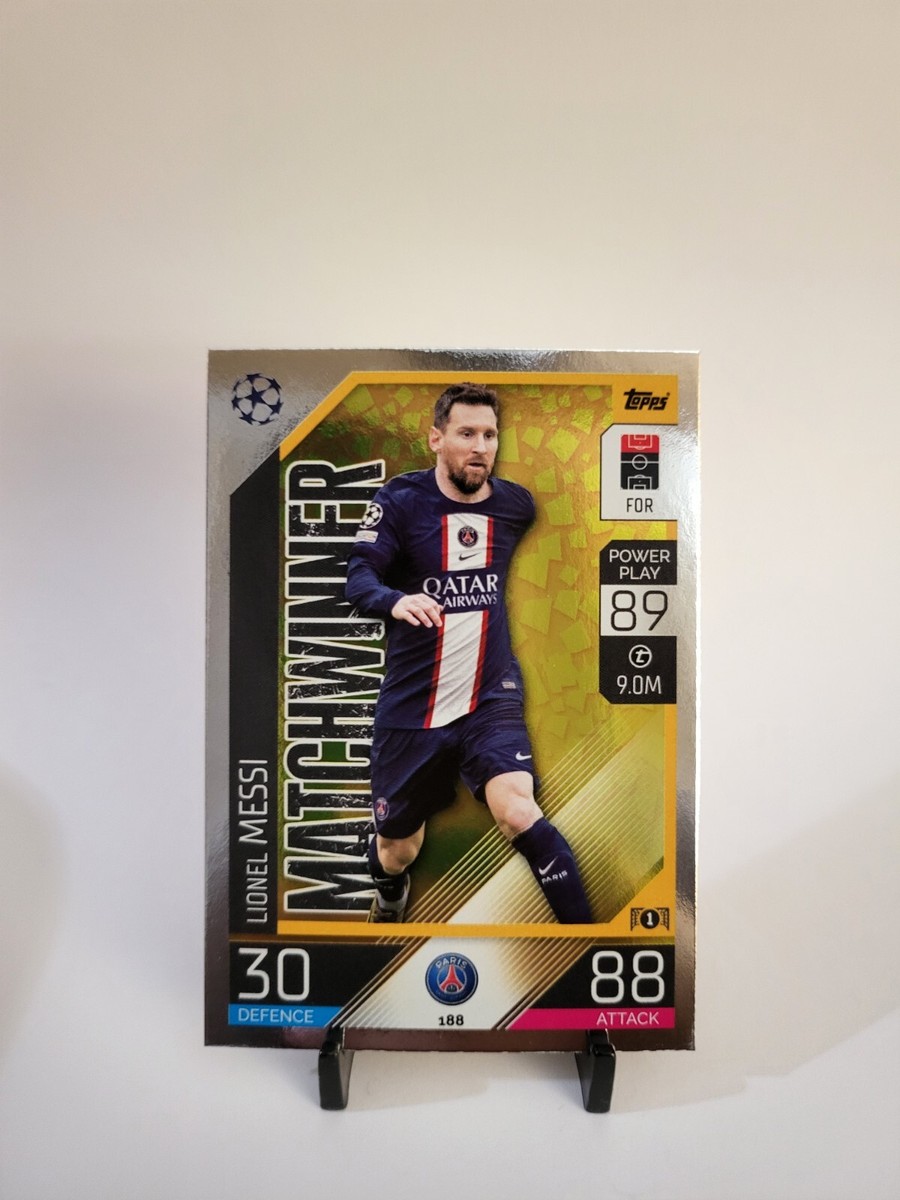 2022 Topps Match Attax Lionel Messi MATCHMAKER SP #188 | eBay