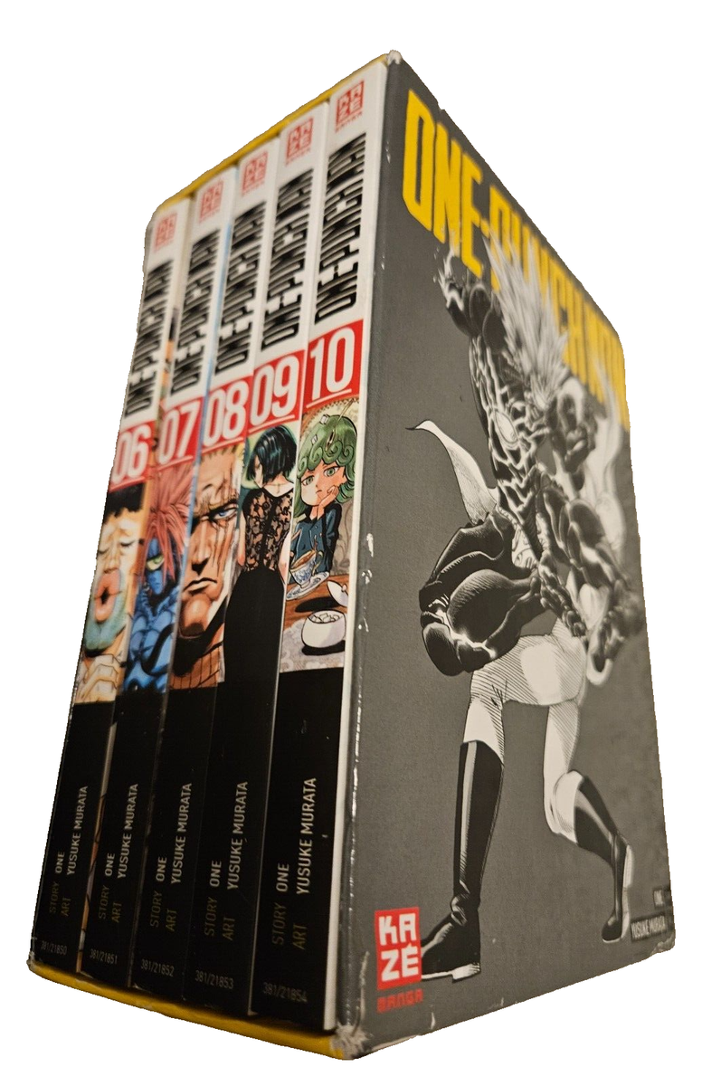 ONE-PUNCH MAN – Yusuke Murata Vol. 06-10 with Box. German Edition