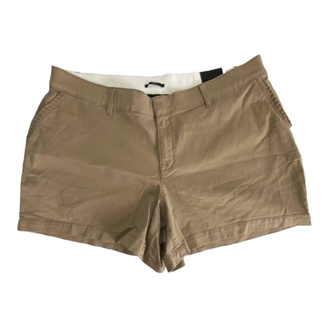 Lane Bryant Womens Shorts Size 18 Petite Khaki Chino Pockets Stretch  Inseam