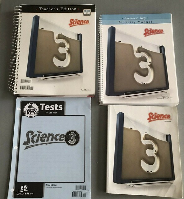 BJU Bob Jones 4th grade MATH 4 Student Worktext Teacher Edition Test