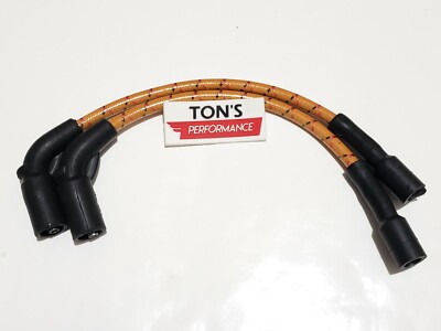 Harley Sportster Coil Key Relocation Kit With Cloth Braided Spark - Foto 5