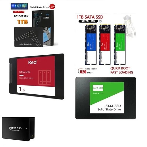Lenovo 4TB Fast SATA SSD 1TB 2TB Hard Drive Internal 2.5" High Speed 500GB SSD - Picture 4 of 28