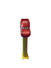 PEZ Dispenser Disney Cars Lighting McQueen First Wave 2006 Yellow Stem Footed