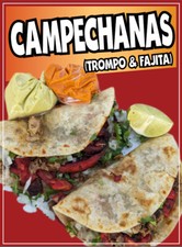 Campechanas Decal Window Sticker Mexican Food Truck Concession Vinyl Restaurant