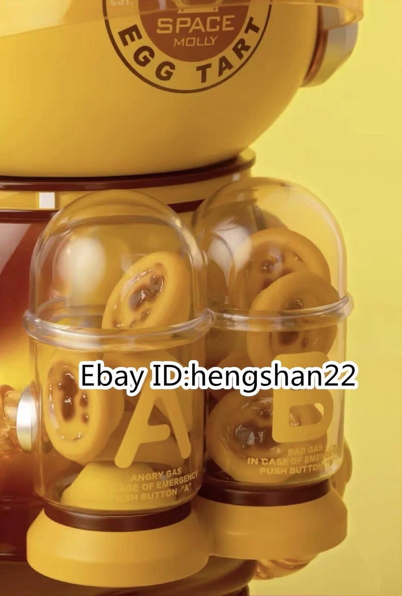 POP MART Mega SPACE MOLLY Egg Tart 400% Yellow Figure ABS POP MART Mega SPACE MOLLY Egg Tart 400% Yellow Figure ABS